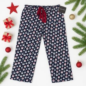 NWT Nautica Holiday Pajama Pants Medium – Gift Box Print Sleepwear